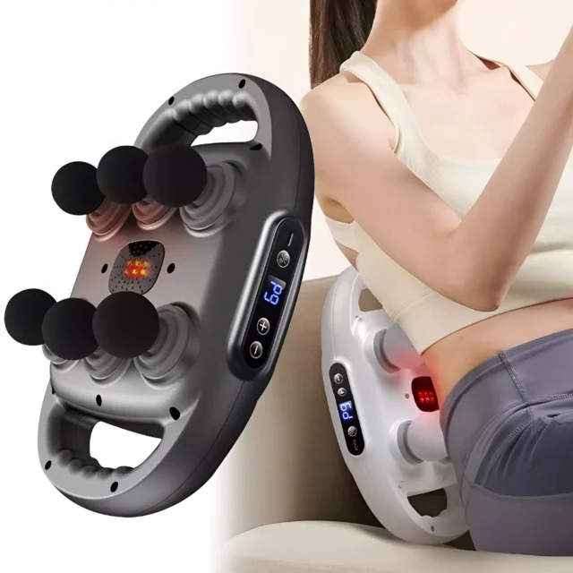 High-Frequency 6-Head Muscle Massager Gun for Deep Tissue & Full Body Relief